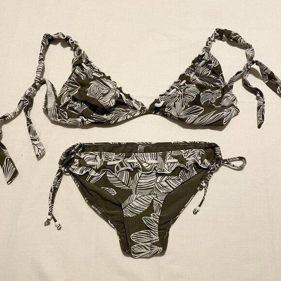 La Vie En Rose Aqua Bikini Size Medium D+ Cup Swim Suit - Picture 1 of 16